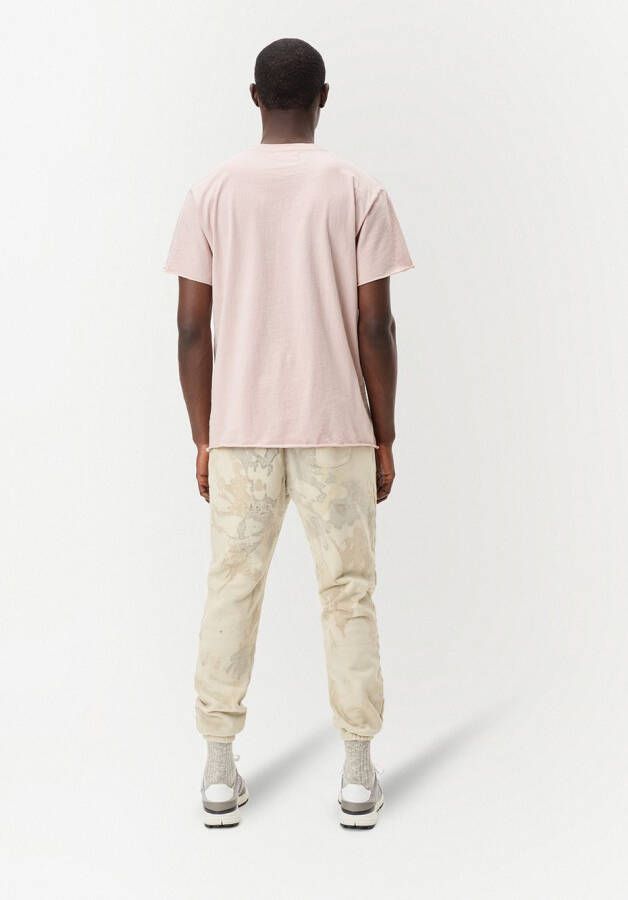 John Elliott T-shirt met ronde hals Roze