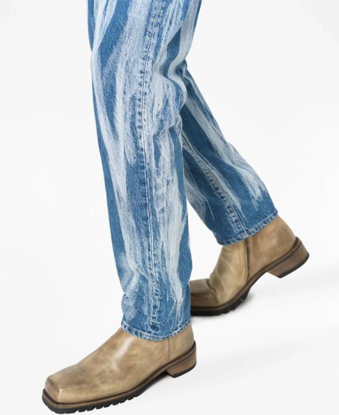 John Elliott The Daze jeans met toelopende pijpen Blauw