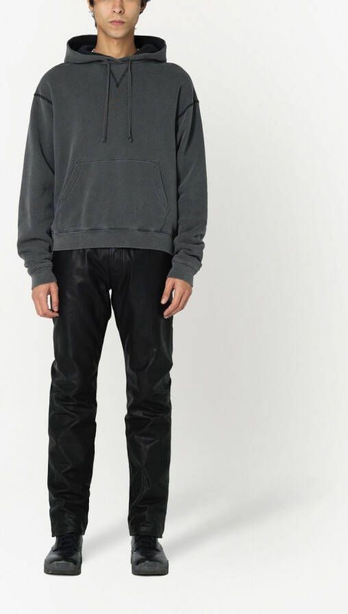 John Elliott Katoenen hoodie Zwart