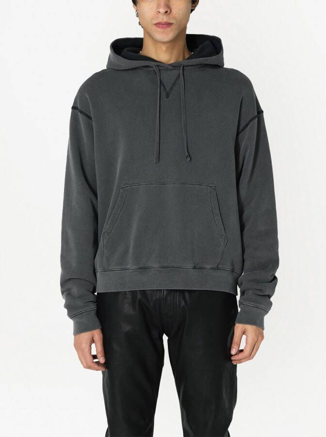 John Elliott Katoenen hoodie Zwart