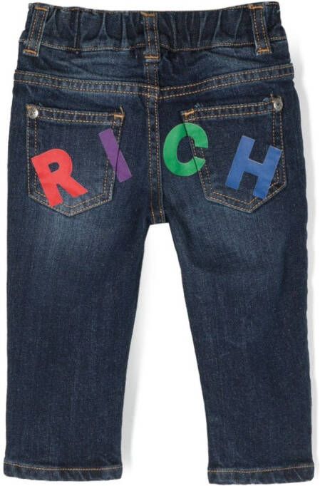 John Richmond Junior Straight jeans Blauw