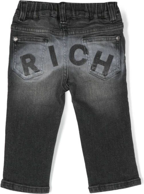 John Richmond Junior Straight jeans Zwart