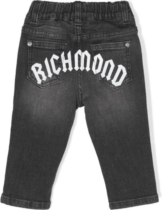 John Richmond Junior Straight jeans Zwart