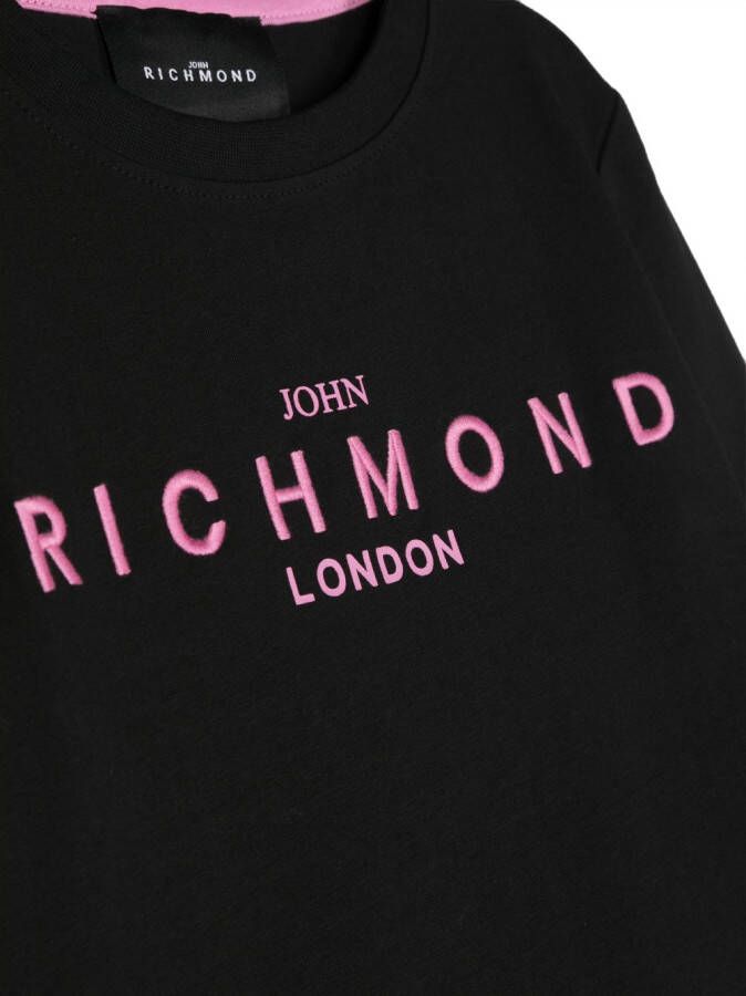 John Richmond Junior Sweater met borduurwerk Zwart