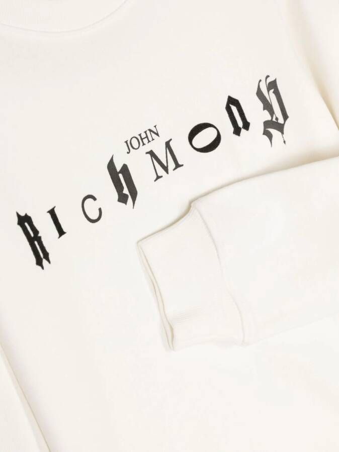 John Richmond Junior Sweater met logo Beige