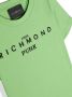 John Richmond Junior T-shirt met logoprint Groen - Thumbnail 3