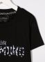 John Richmond Junior T-shirt met logoprint Zwart - Thumbnail 3