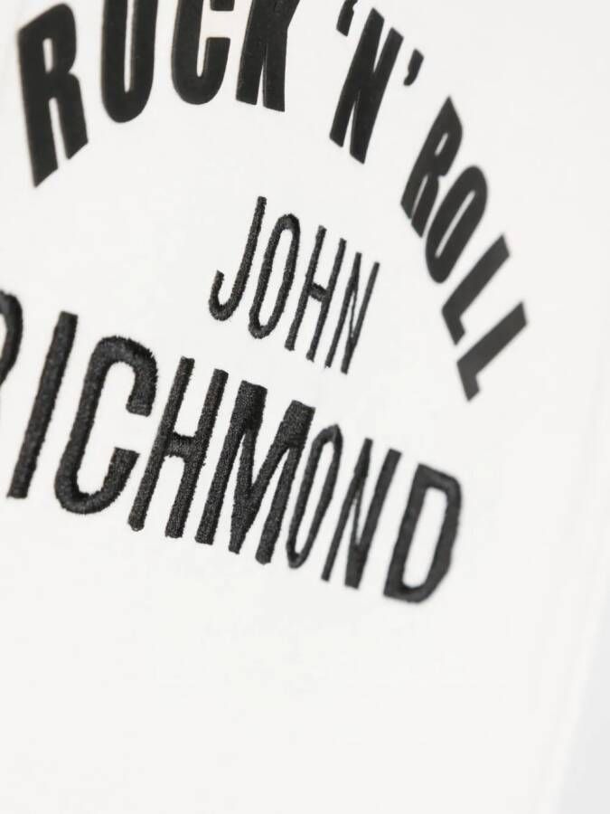 John Richmond Junior T-shirt met print Wit