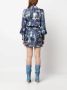John Richmond Mini-jurk met abstracte print Blauw - Thumbnail 4