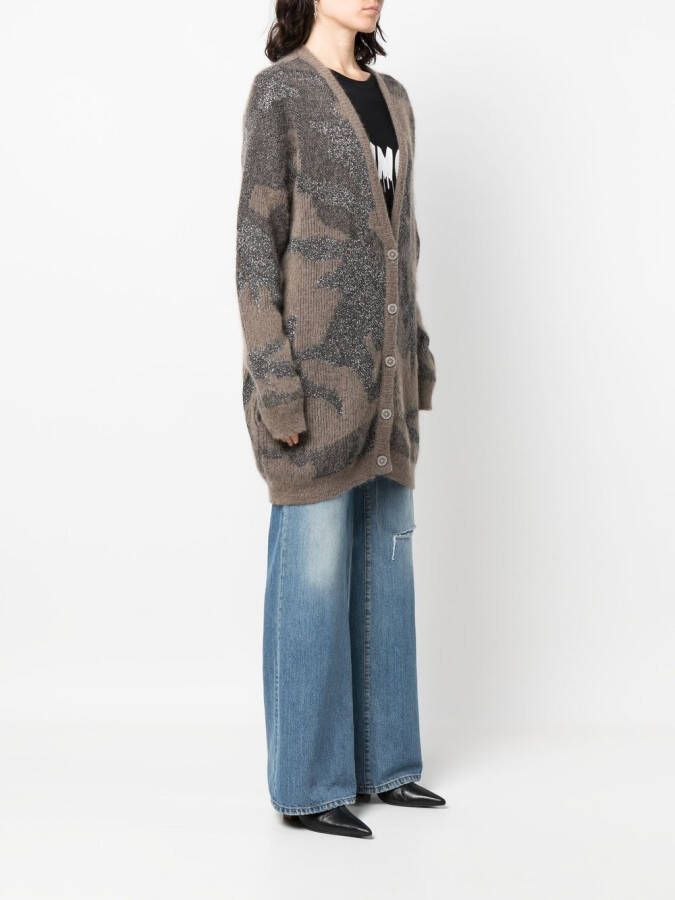 John Richmond Vest met V-hals Bruin