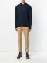 John Smedley Belper knitted polo shirt Blauw - Thumbnail 2