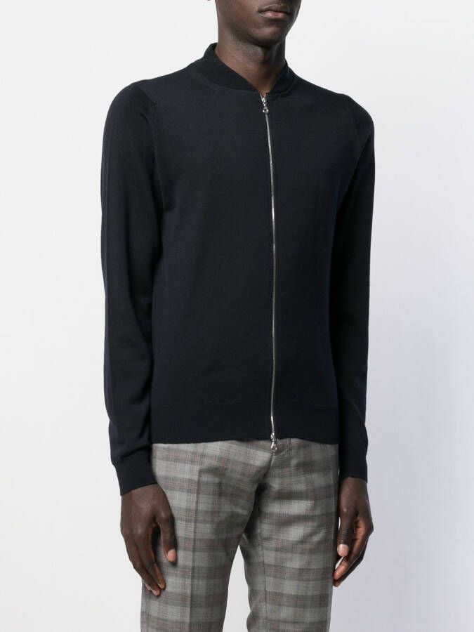 John Smedley Maclean vest Blauw