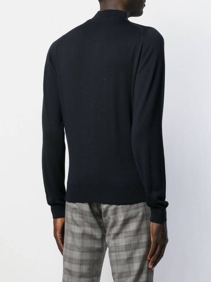 John Smedley Maclean vest Blauw
