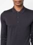 John Smedley Poloshirt met lange mouwen Grijs - Thumbnail 5