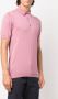 John Smedley Fijngebreid poloshirt Roze - Thumbnail 3