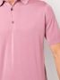 John Smedley Fijngebreid poloshirt Roze - Thumbnail 5