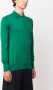 John Smedley Finchley poloshirt met lange mouwen Groen - Thumbnail 3