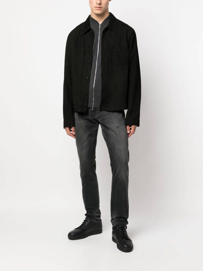 John Smedley Maclean vest Grijs