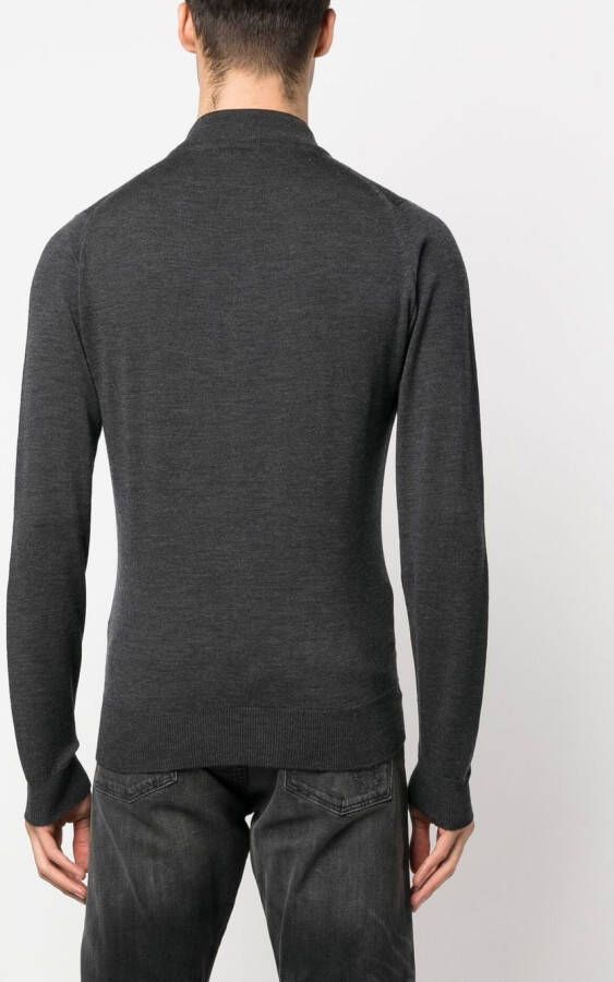 John Smedley Maclean vest Grijs