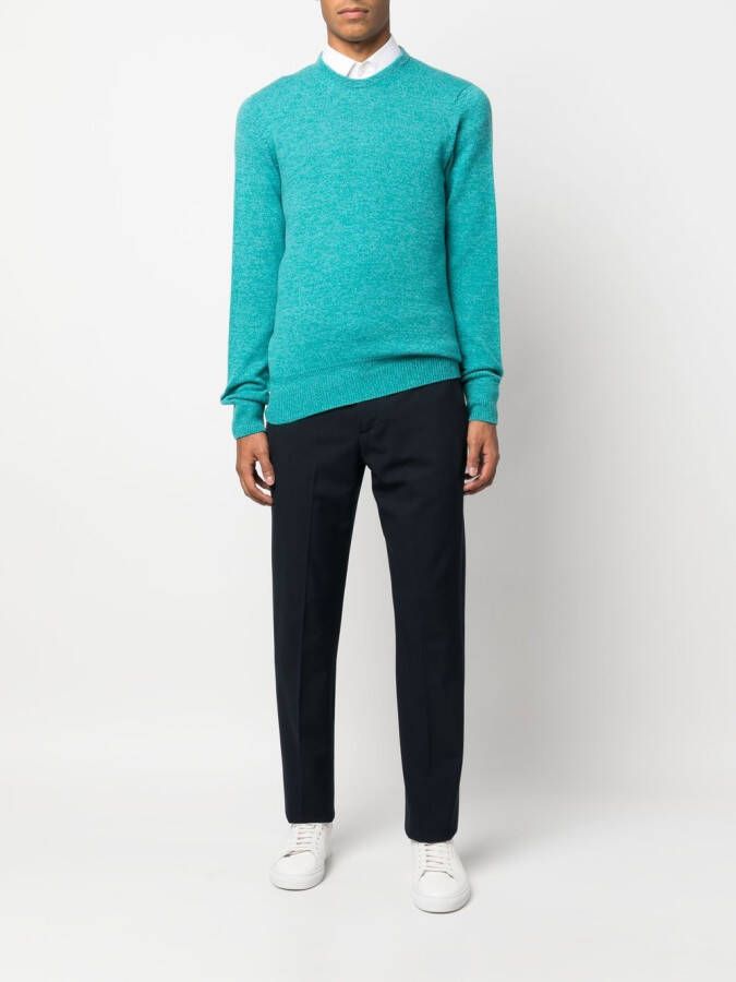 John Smedley Gebreide trui Blauw