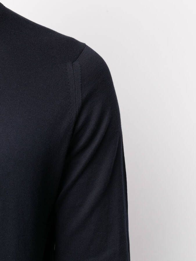 John Smedley Gebreide trui Blauw