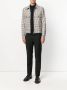 John Smedley high neck zipped cardigan Blauw - Thumbnail 2
