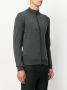 John Smedley high neck zipped cardigan Grijs - Thumbnail 3