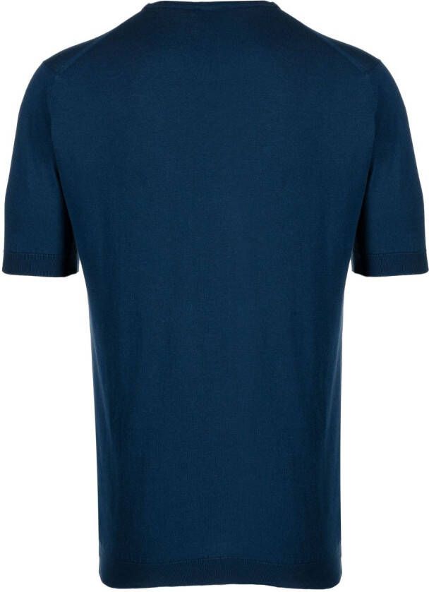 John Smedley Jersey sweater Blauw