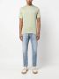 John Smedley Katoenen T-shirt met ronde hals Groen - Thumbnail 1