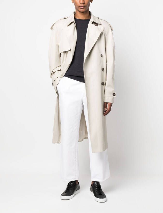 John Smedley Trui met ronde hals Grijs