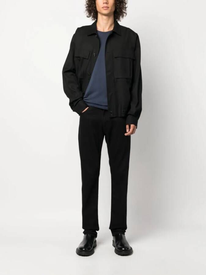 John Smedley Fijngebreide trui Blauw