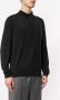 John Smedley Poloshirt met lange mouwen Zwart - Thumbnail 3