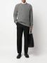 John Smedley Ribgebreide trui Zwart - Thumbnail 2