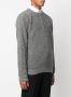 John Smedley Ribgebreide trui Zwart - Thumbnail 3