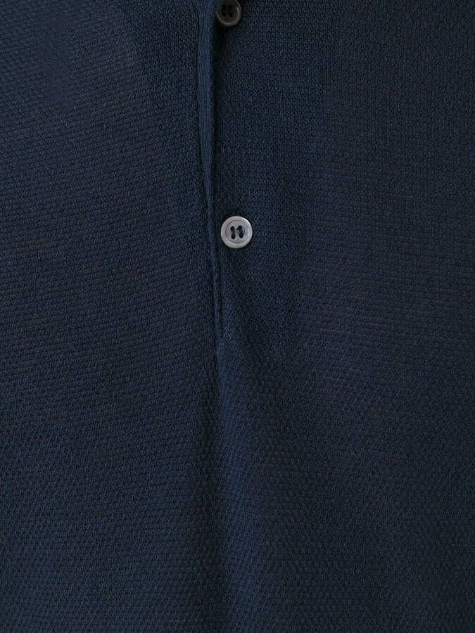John Smedley 'Roth' polo shirt Blauw