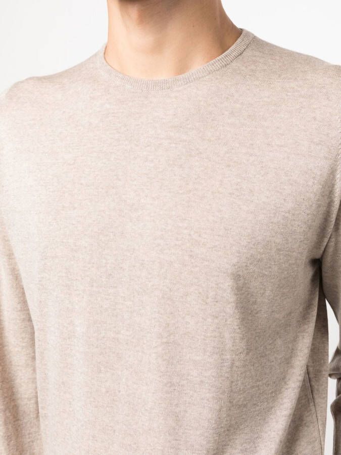 John Smedley Gebreide trui Beige