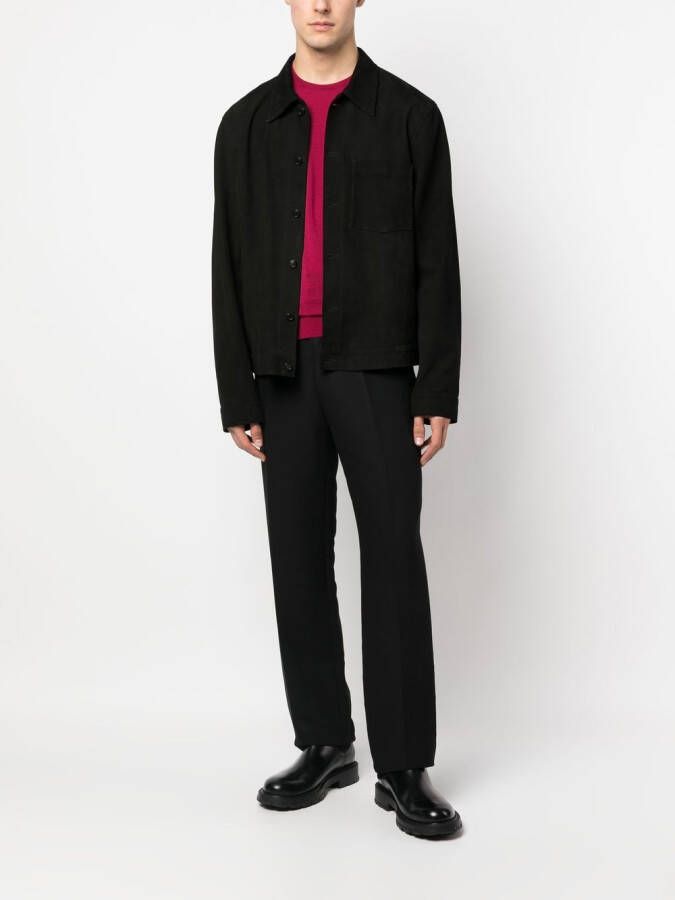 John Smedley Gebreide trui Roze