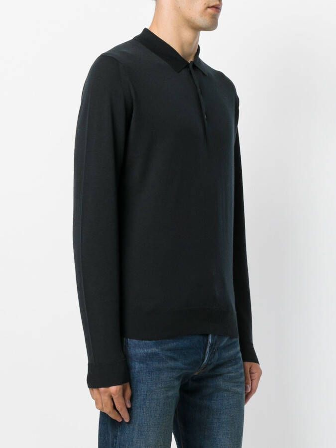 John Smedley Belper polotrui Zwart