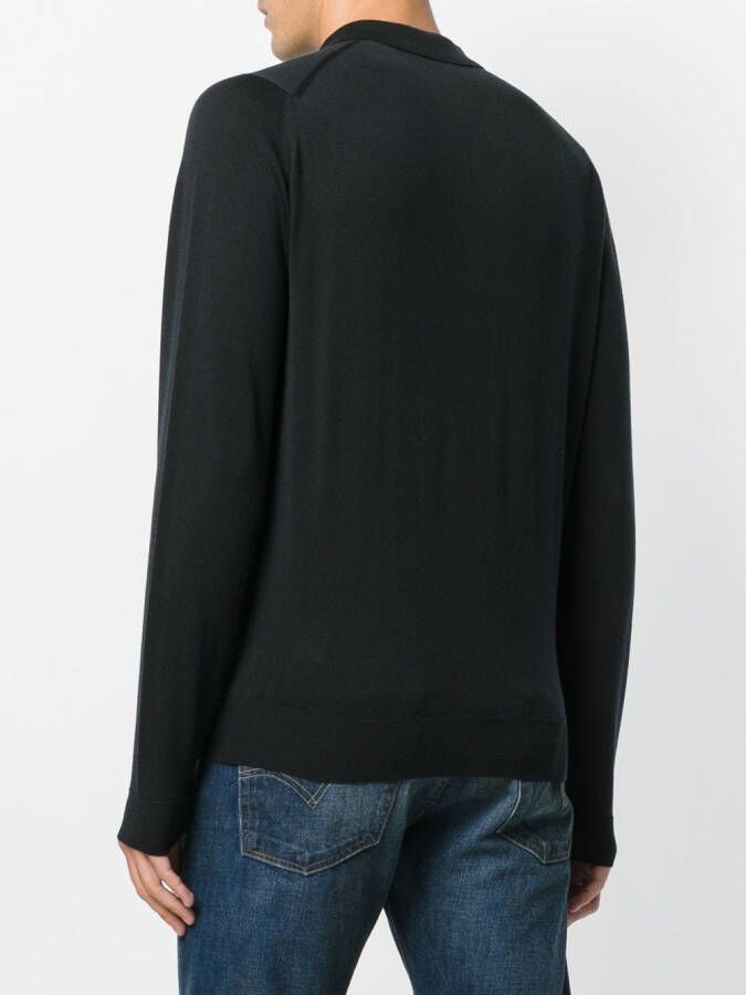 John Smedley Belper polotrui Zwart
