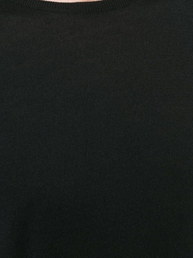 John Smedley trui met ronde hals Zwart