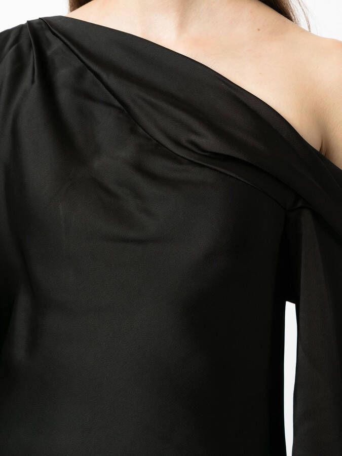 Simkhai Asymmetrische blouse Zwart
