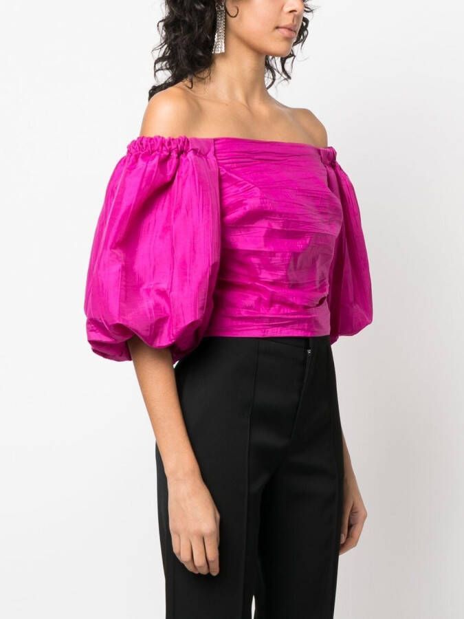 Simkhai Off-shoulder blouse Roze