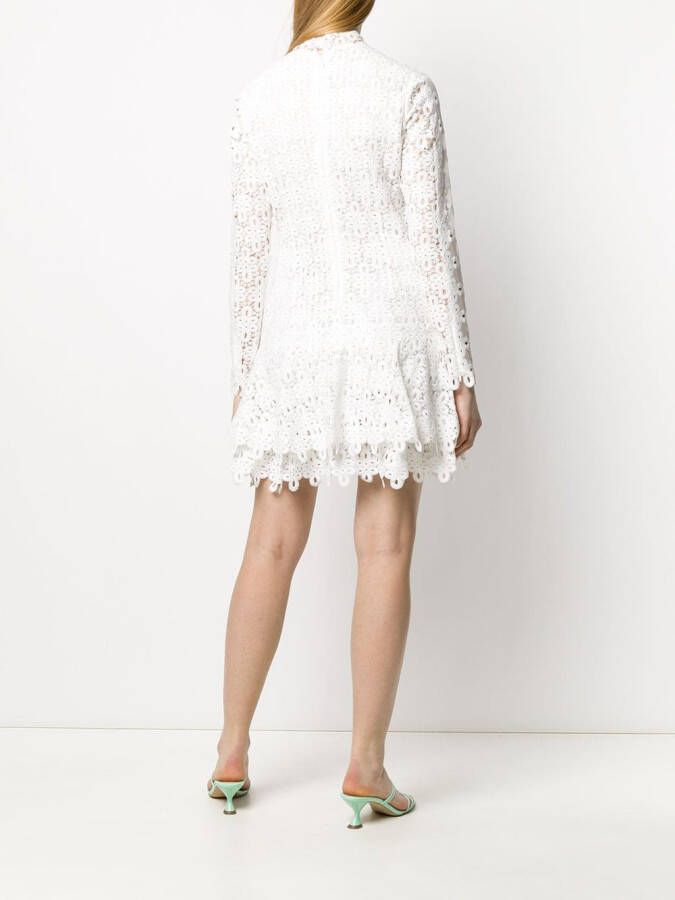 Simkhai Gelaagde mini-jurk Wit