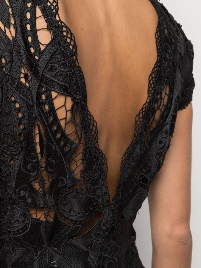 Simkhai Midi-jurk met uitgesneden details Zwart