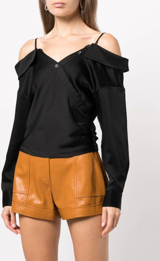 Simkhai Off-shoulder blouse Black