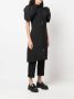 Jordan Dalah Studio Midi-jurk met pofmouwen Zwart - Thumbnail 3