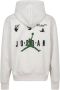 Jordan x Off-White hoodie met logoprint Wit - Thumbnail 2
