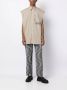 JORDANLUCA Plooibroek met geometrisch patroon Blauw - Thumbnail 2