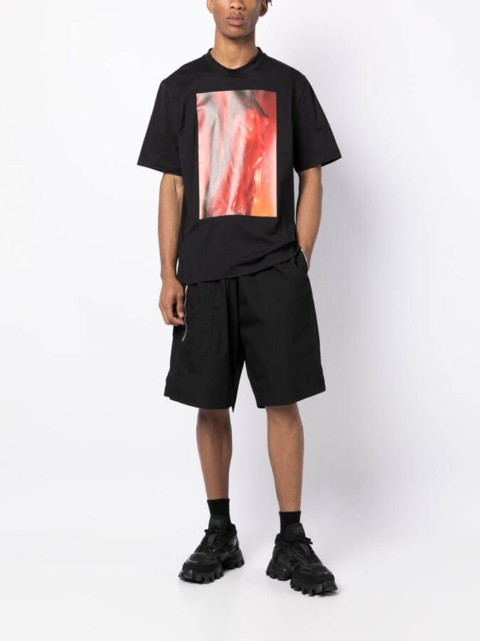 JORDANLUCA T-shirt met print Zwart