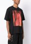 JORDANLUCA T-shirt met print Zwart - Thumbnail 3